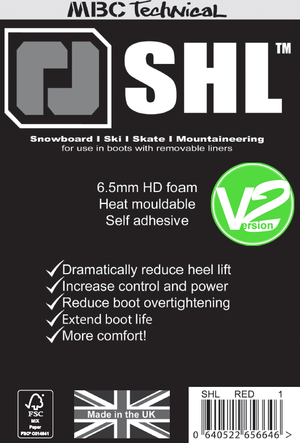 SHL™ Heel Inserts by MBC Technical