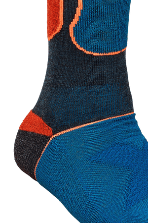 SKI & SNOWBOARD Merino ROCK'N'WOOL SOCKS Mens by Ortovox 42-44 (UK8-9.5) ONLY